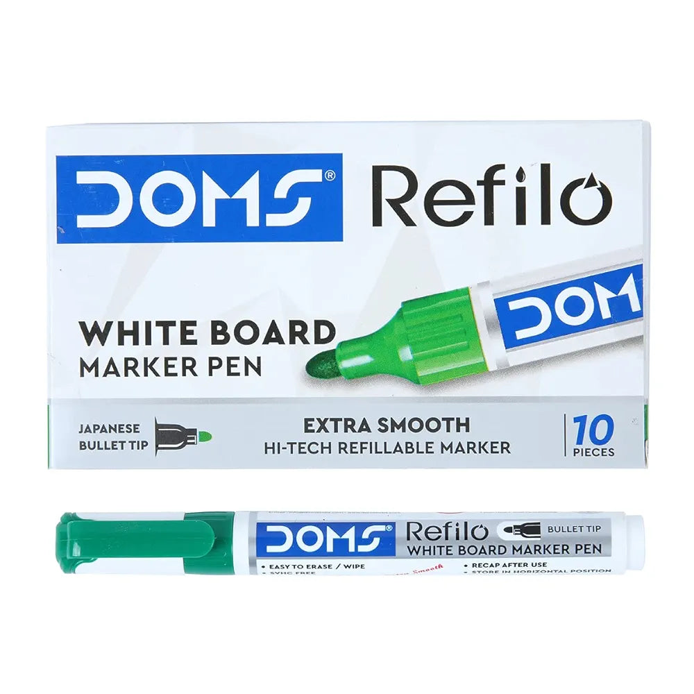 DOMS7436- GREEN WHITE BOARD MARKER DOMS7436- GREEN WHITE BOARD MARKER